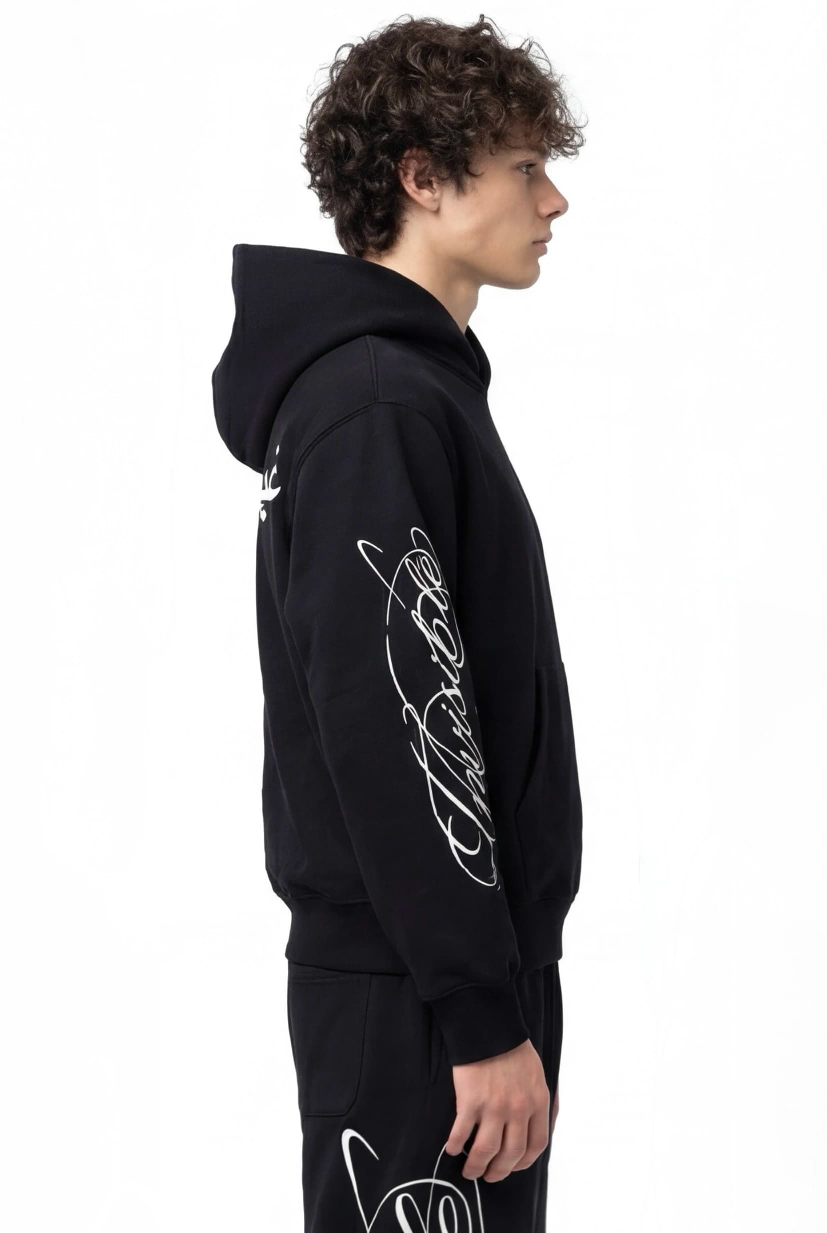 INVISIBLE SCRIPT HEAVYWEIGHT HOODIE view 5
